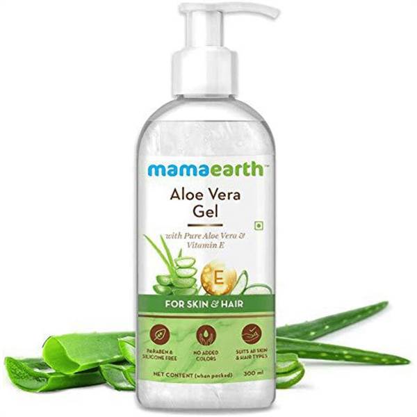 Aloe Vera Gel with Pure Aloe Vera and Vitamin E for Skin and Hair
